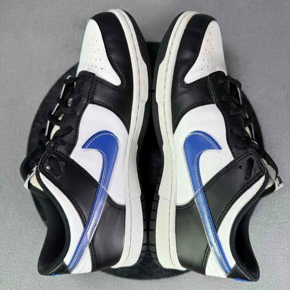 Nike Dunk Low Next Nature GS TPU Swoosh Black & Blue Youth Size 7